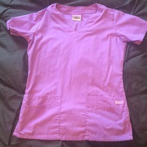 Lavender Scrub Top